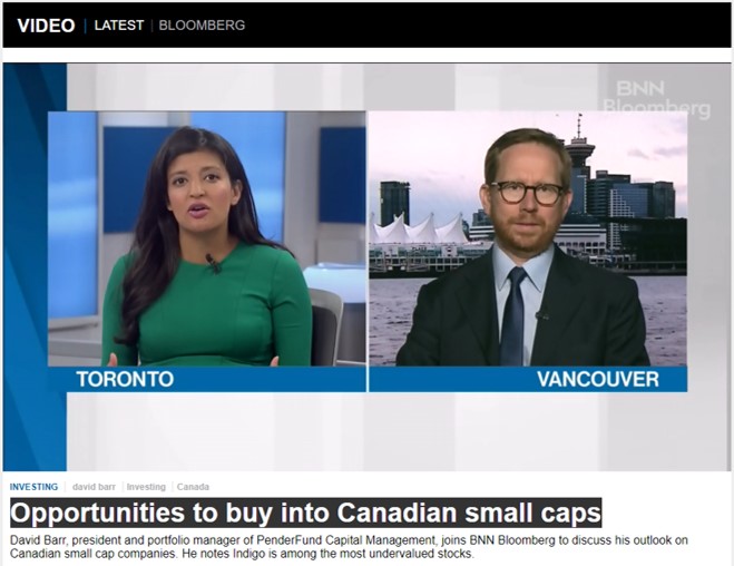 BNN Bloomberg: Opportunities to buy into Canadian small caps | PenderFund