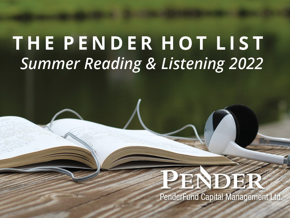 La liste estivale de Pender : Lecture et écoute de l’été 2022